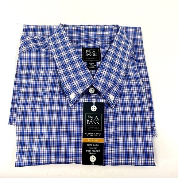 NWT Jos. A. Bank Slim Fit Longsleeve Button Down Shirt - Picture 4 of 9
